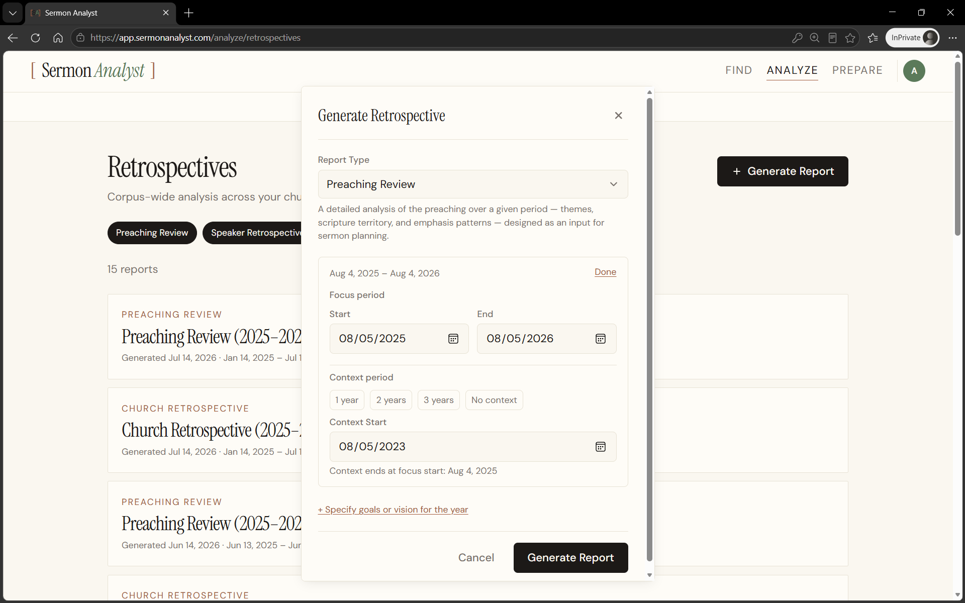 Generate a preaching review.